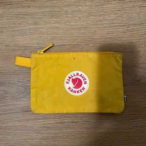 Fjallraven Kanken yellow small pouch